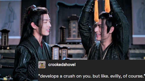 porcupine-girl: pinchtheprincess:gaywenqings: Good morning and welcome to my “Xue Yang has an unrequ