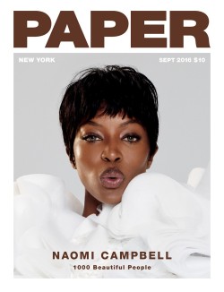 papermagazine:  NAOMI CAMPBELL THEN, NOW AND ALWAYS One of our 5 New #BeautifulPeople Issue covers 