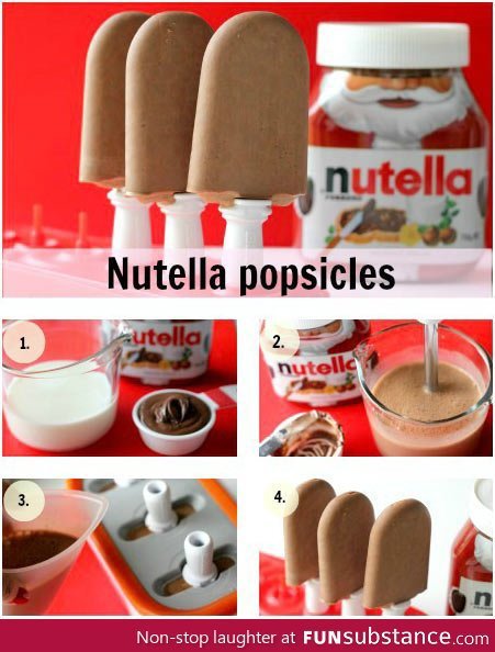 justbesplendid:  Nutella popsicles