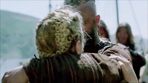 lbrookief:  Lagertha and Ragnar  - “Vikings” -  Deleted Scene - 2.01 Brother’s War;