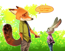 letitradoart:  Nick x Judy work 