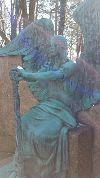leucrotta:I finally got to visit one of my favorite statues in the world, the Angel of Death Victori