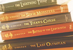 datstevens:  ya lit meme » ten series or books [2/10]percy jackson and the olympians series by rick riordan  Don’t feel bad, I’m usually about to die. 