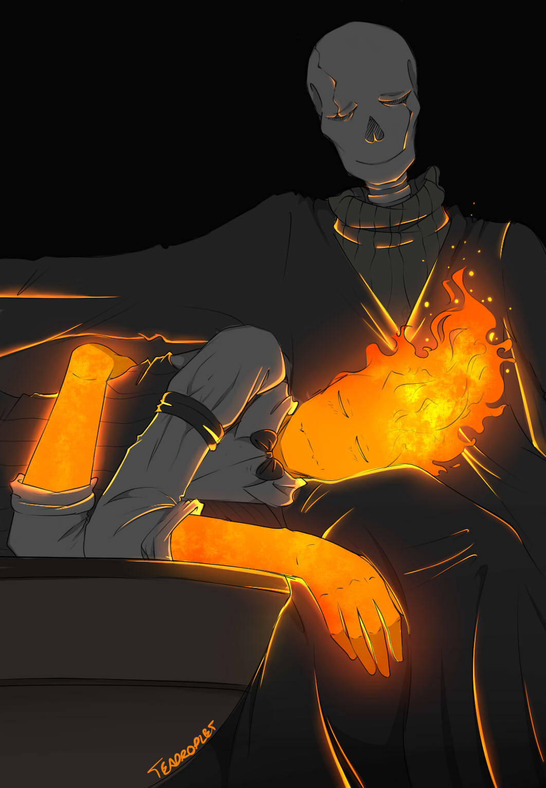 teadroplet:  Ref used. And btw, I didn’t forget his glasses– I don’t know how