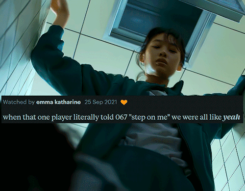 smittenskitten:Squid Game (2021) - Letterboxd Reviews + Kang Sae Byeok / “No. 067”
