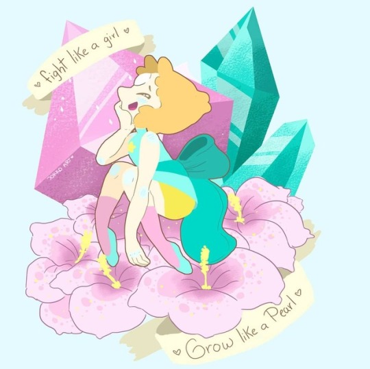 jokkoart:  I love Pearl because she is brave and is always learning and trying to improve  