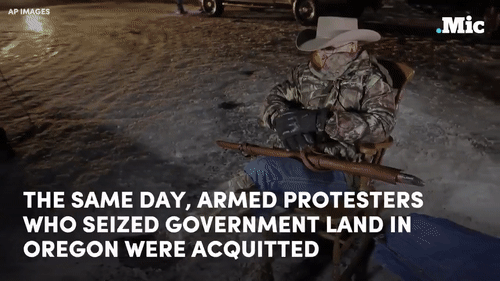 lagonegirl:America: Where peaceful activists are brutalized by the police but heavily armed proteste