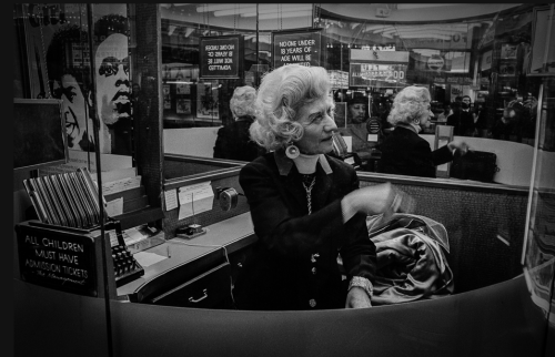 Movie Ladies (Cashiers in Their Kiosks), 42nd Street. 1971