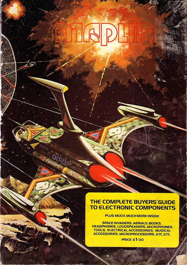 70sscifiart:Maplin catalogue covers, 1979-1990, via this Pinterest page dedicated