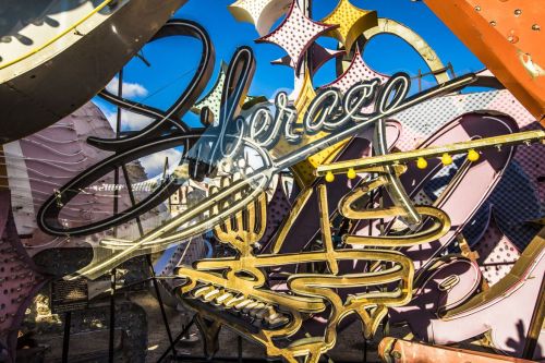 vintagelasvegas: The Boneyard at Neon Museum, photos by James Martin. “The loveliest technolog