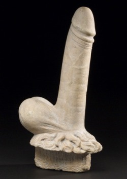 boysnmenart:  Carved male genitalia, Pompeii,