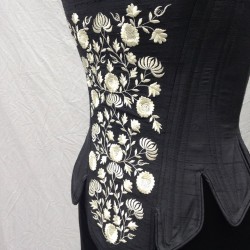 periodcorsets:#corset #stays #stomacher #clientsgorgeouscustomfabric