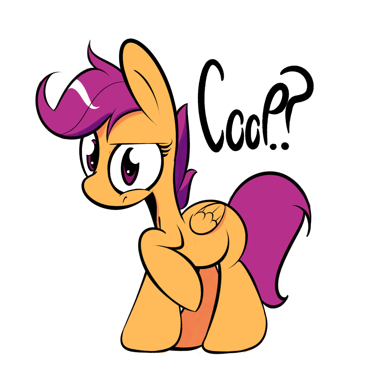 mylittlescootaloo:  So it’s come to this.  &lt;w&lt;