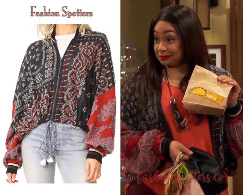 Free People Paisley Pattern Bomber - $228.00