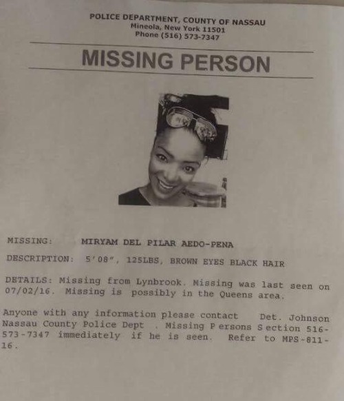 dixonette1013: This girl is an afroperuvian model and she went missing this past July, 2nd in Nassau