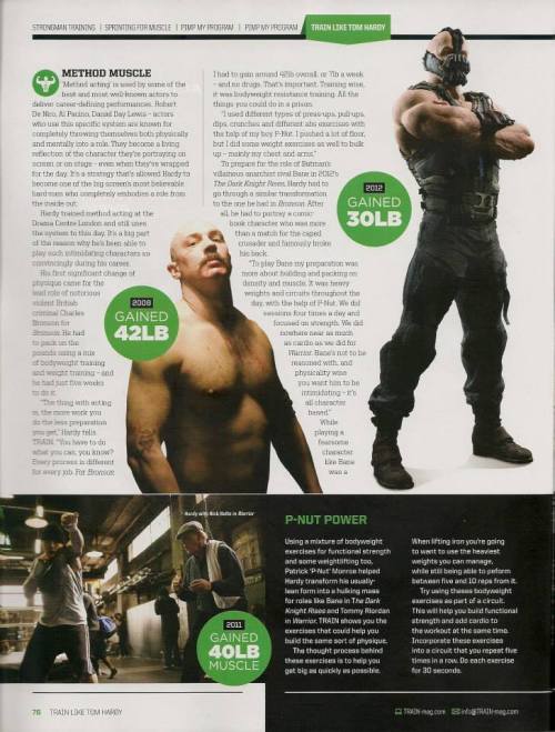 Porn photo tomcanspankmehardy:  Tom Hardy in TRAIN magazine