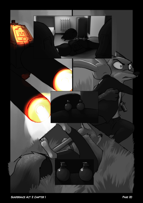 Sunderance Act 2: Chapter 1 - Aegis Page 18, 19, 20Another ruse? They seem to be ignoring it. >.&