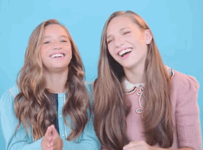 maddiesiwa:   maddie and mackenzie ziegler share sister secrets with teen vogue!