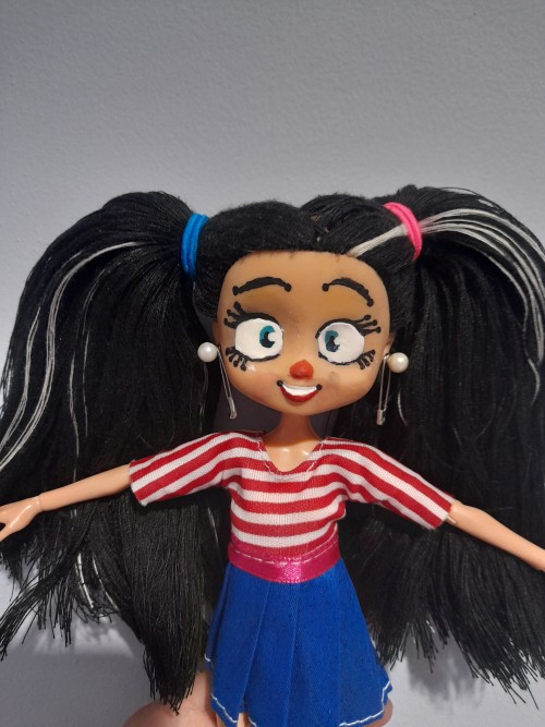 Chanhed Her Faceup!!! Also I Added Earings!!!