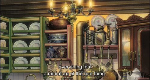 shrna:  The Dollhouse in The Secret World of Arrietty. House for Borrowers (tiny little people) 