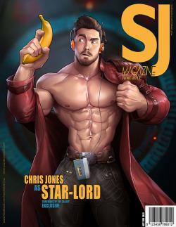 silverjow:  #throwbackthursdayFictional magazine cover featuring @chrisjonesgeek as Star-Lord.#guardiansofthegalaxy