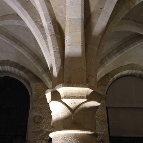 365 Day 32, 2 Dec 2014: Detail of a column in the Abbaye de Royaumont, Chantilly.
