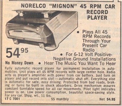 45RPM Car Record Player!