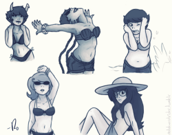 notdavestrider:  Summer babes for body practice