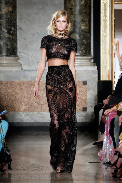 whore-for-couture:insanity-and-vanity: Toni Garrn @ Emilio Pucci RTW S/S 2012 Haute Couture blog :)