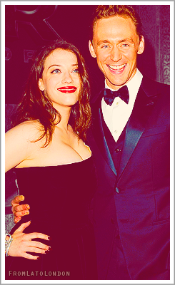 ❣  Photoset » Kat Dennings & Tom Hiddleston: Thor 2 London Premiere, October 22, 2013 ❣ ➜ Other 