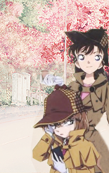 haibara-senpai: Ran and Haibara.  Requested by @shin-ichi-niichan​