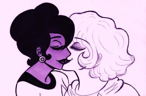 batset: Day 19 Femslash February: Tinted