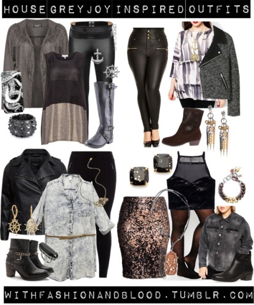 House Greyjoy inspired outfits (plus) by withfashionandblood featuring a long pendant necklaceWet Se
