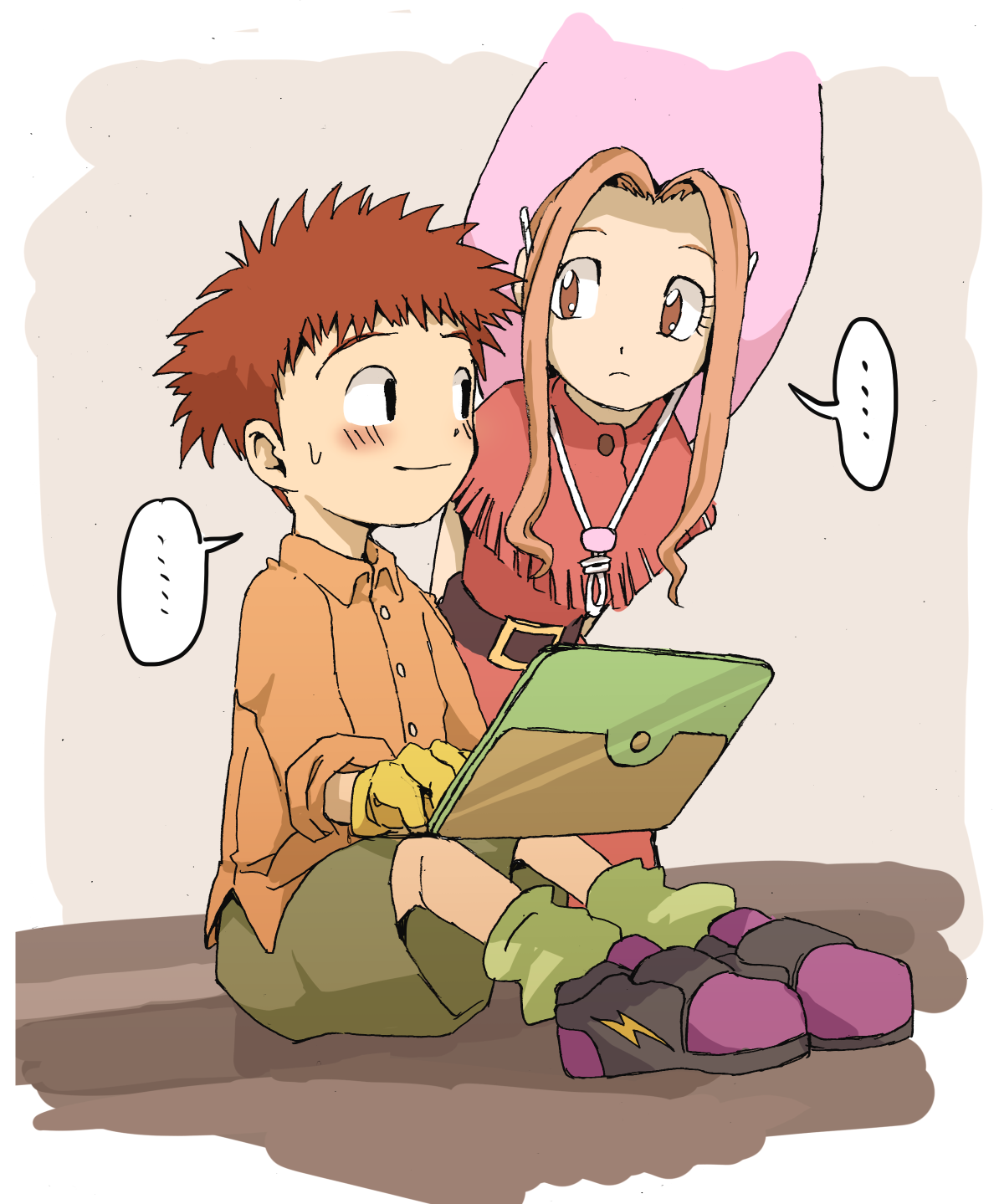 rawbit111:  「……なあに？光子郎くん」 「いえ…（ミミさんに見られてると緊張するな…）」