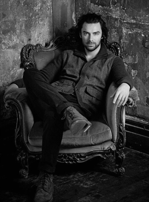 thedarkpoldark: Aidan in a chair - perfect @studiobaby “Let’s escape the madness for a while #aidant