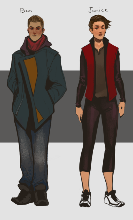 On the subject of DBH android OCs that I’ve accumulated because I can’t fucking help myself.