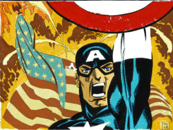 comicbookartwork:  Captain America by Tim