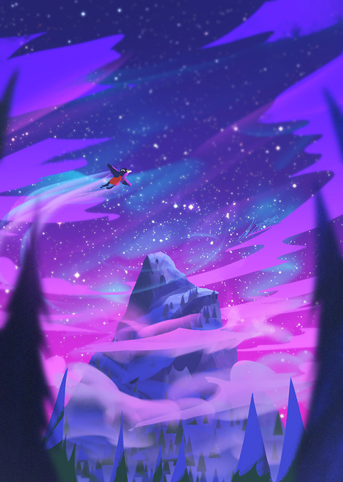 zandraart: fanart for ‘A Short Hike’. joyful little game ♥