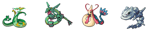 pokemon-fans:  Serpent team. Really majestic and strong.pokemon-fans.tumblr.compokemonfans.net