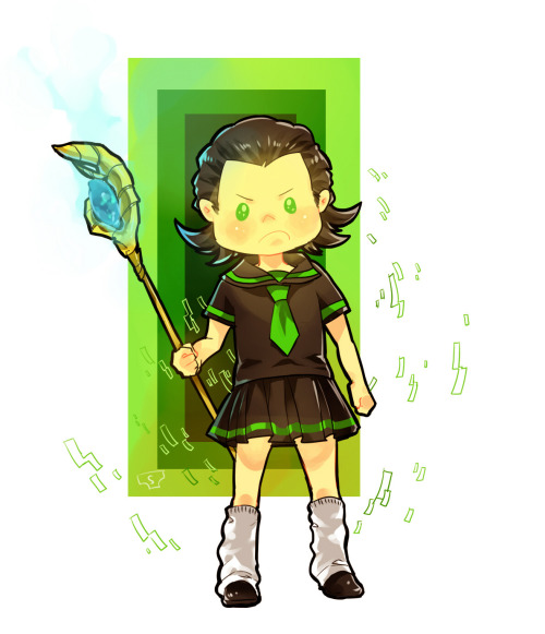 selevet:  What if our lovely superheroes are a bunch of High-schoolers. im sorry Loki.  
