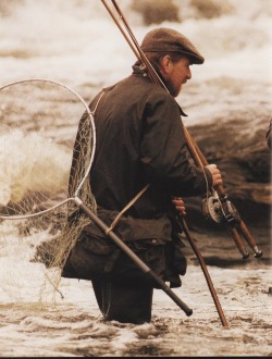 nslm1954:  Man Fly Fishing 