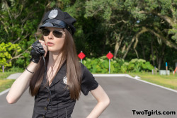 tsmayumi:  twotgirls:  An arrest &amp; search turns way more intensive in our latest set: Fuck the Police http://twotgirls.com/video/fuck-the-police   SO HOT!