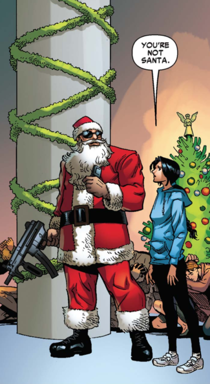 fyeahspiderverse: You’re not Santa.Scarlet Spider Vol 2 12: “The Man in the Presidential