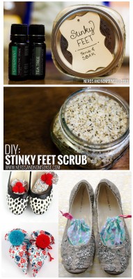 Diychristmascrafts:  Diy Stinky Feet Scrub And Soak Recipe From Nerds And Nomsense