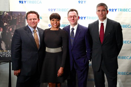 eyesofwitt:  Happy Holidays Everyone!!! Our POI Gang at S2 Pre-Screening Panel at Tribeca 