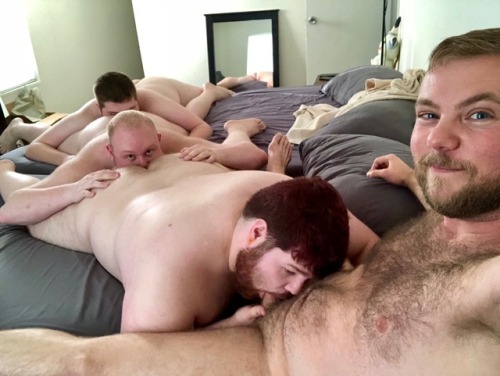 tncubster: drttalk: The boys @babybear337 and @yourhornychub along with @tncubster taking good care 