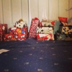 Half of the presents for Elisia’s family