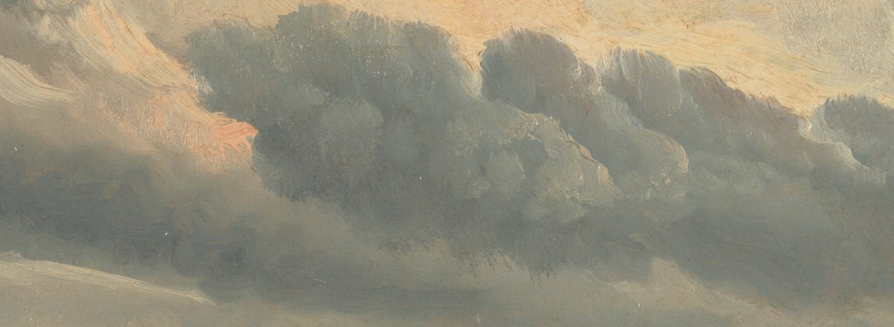 detailedart:  1-2. Study of Clouds with a Sunset near Rome  (1786-1801), 3. Southern