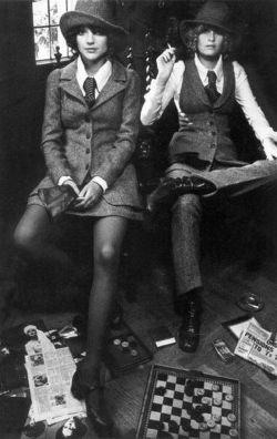 themaninthegreenshirt:Ladies in Tweed, Biba