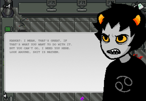 Karkat and Kanaya&rsquo;s 5th convo.